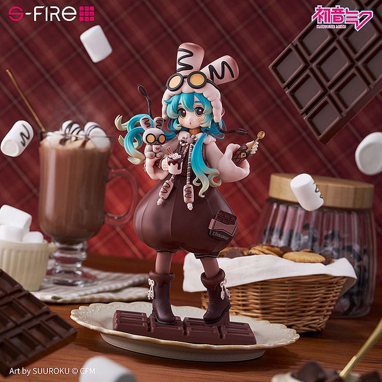 Character Vocal Series 01: Hatsune Miku PVC Figur - Hatsune Miku Marshmallow Hot Cocoa 22 cm Sega