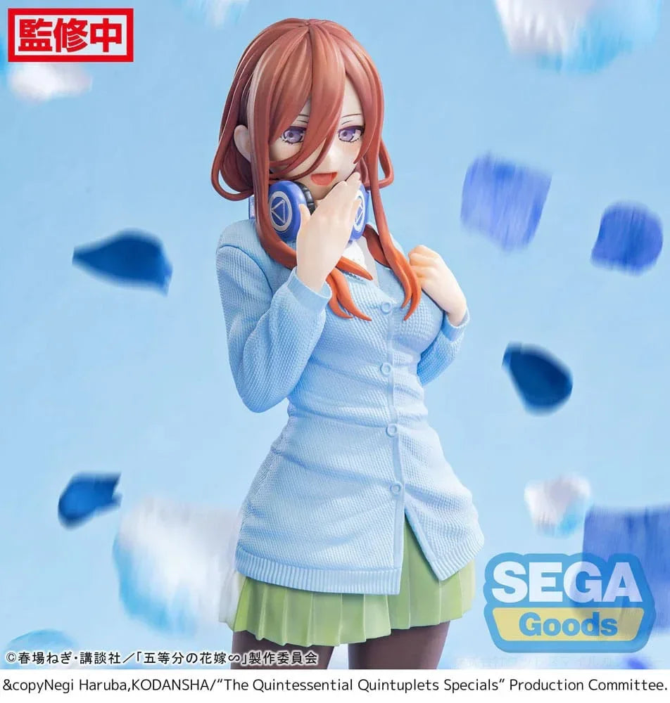 The Quintessential Quintuplets Specials Luminasta PVC Statue Miku Nakano 20 cm Sega