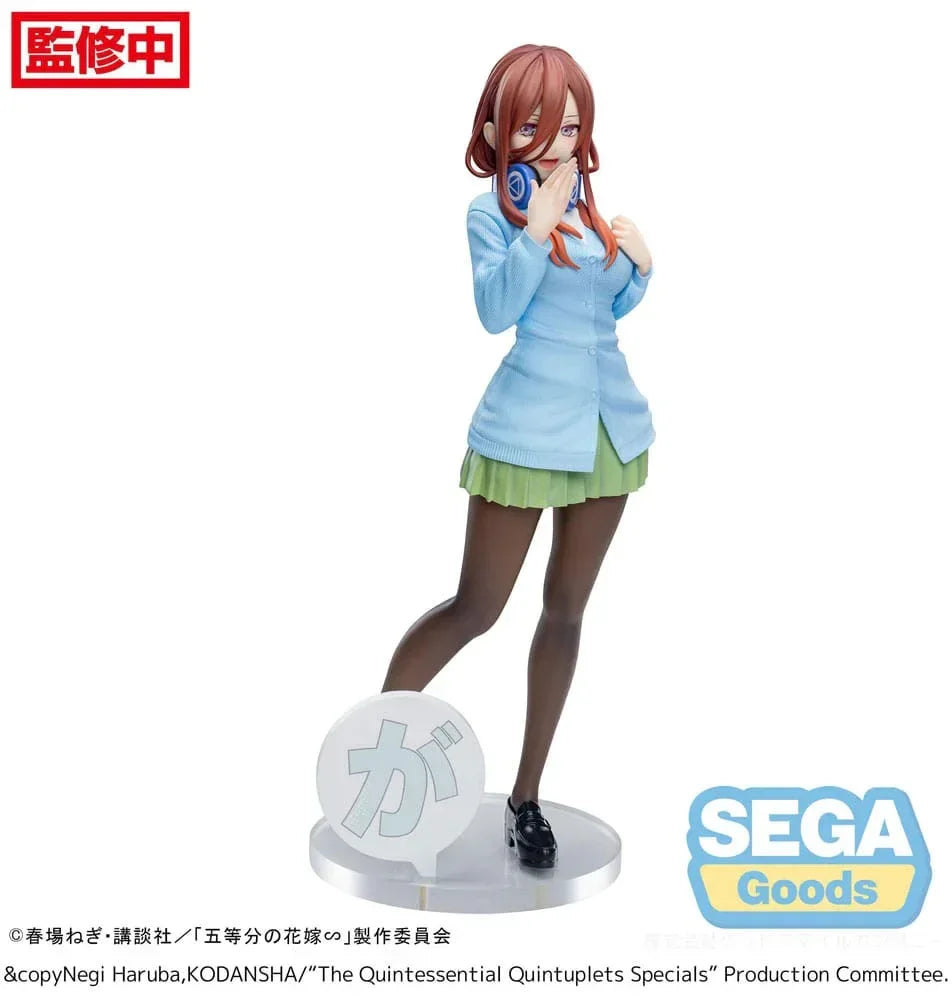 The Quintessential Quintuplets Specials Luminasta PVC Statue Miku Nakano 20 cm Sega
