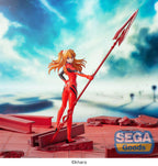 Evangelion: 3.0+1.0 Thrice Upon a Time Luminasta PVC Figur Asuka Shikinami Langley x Spear of Longinus 20 cm Sega