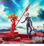 Evangelion: 3.0+1.0 Thrice Upon a Time Luminasta PVC Figur Asuka Shikinami Langley x Spear of Longinus 20 cm Sega