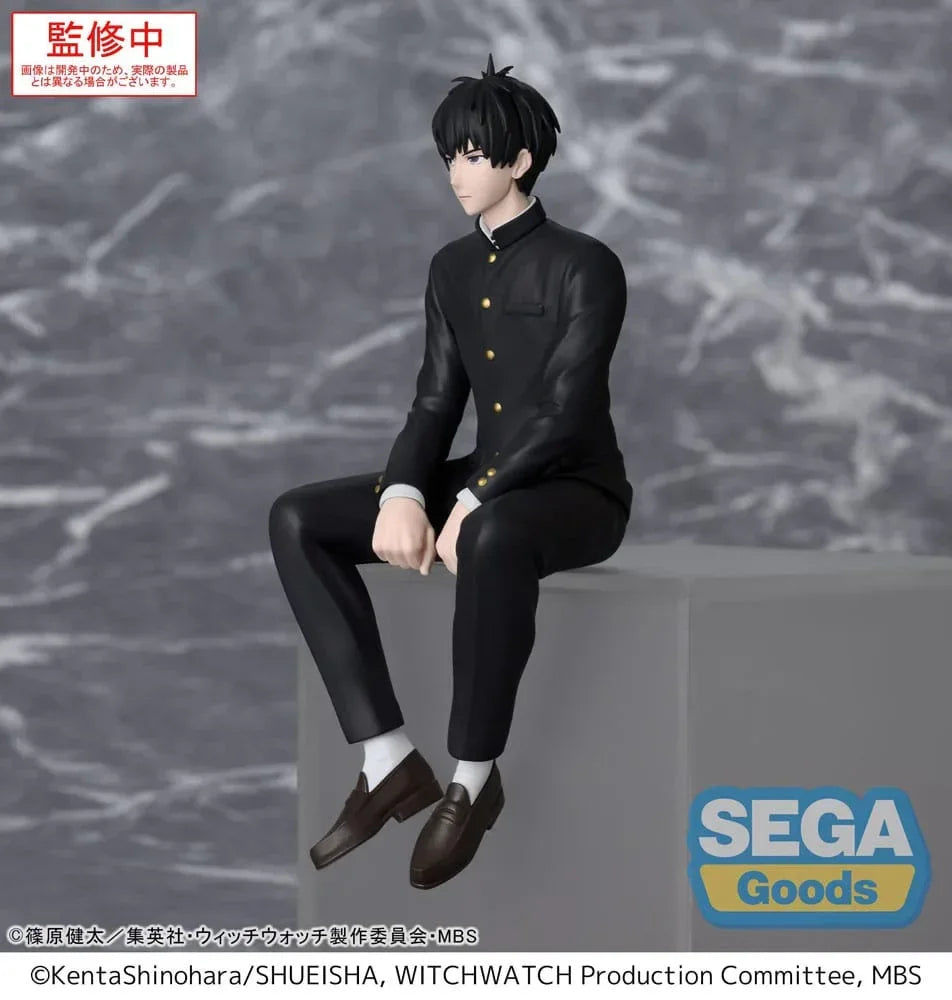 Witch Watch PM Perching PVC Figur Morihito Otogi 14 cm Sega
