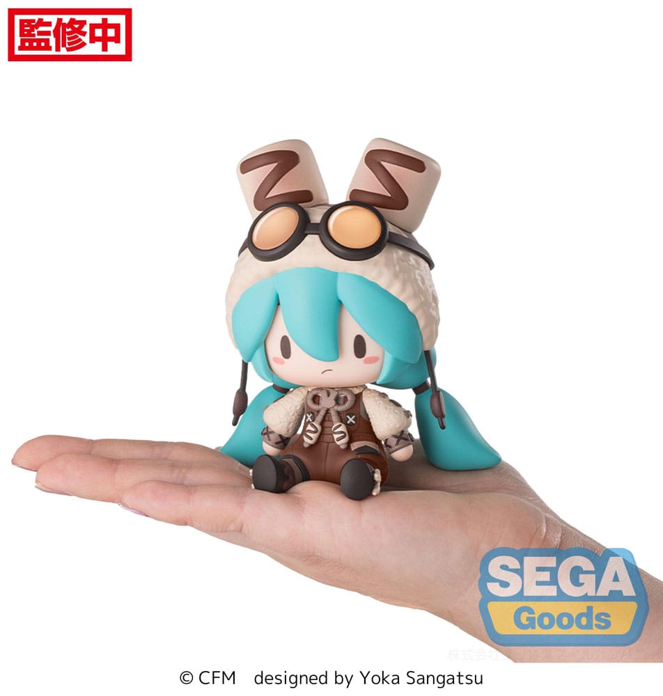 Character Vocal Series 01: Hatsune Miku Fuwa Petit Chibi Figur Hatsune Miku Marshmallow Hot Cocoa 10 cm Sega