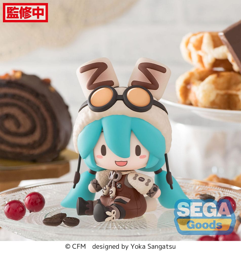 Character Vocal Series 01: Hatsune Miku Fuwa Petit Chibi Figur Hatsune Miku Marshmallow Hot Cocoa 10 cm Sega