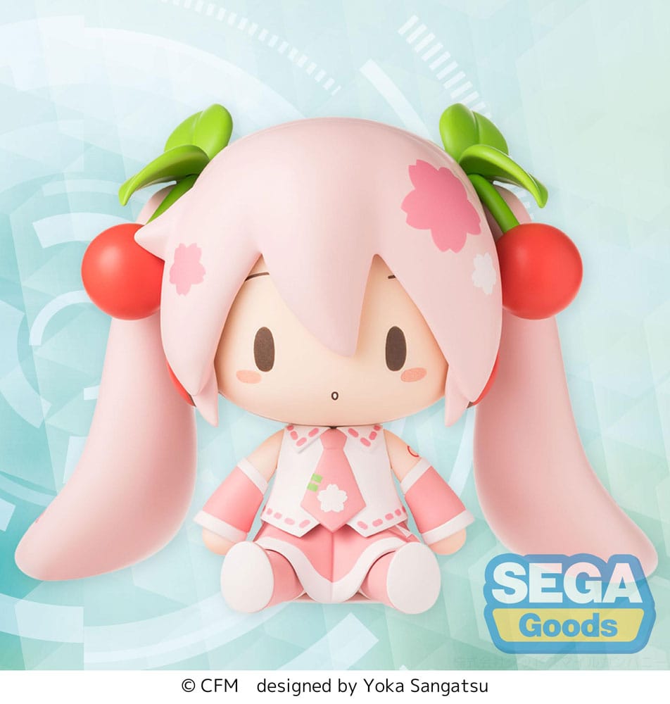 Character Vocal Series 01: Hatsune Miku Fuwa Petit Chibi Figur Sakura Miku 8 cm Sega