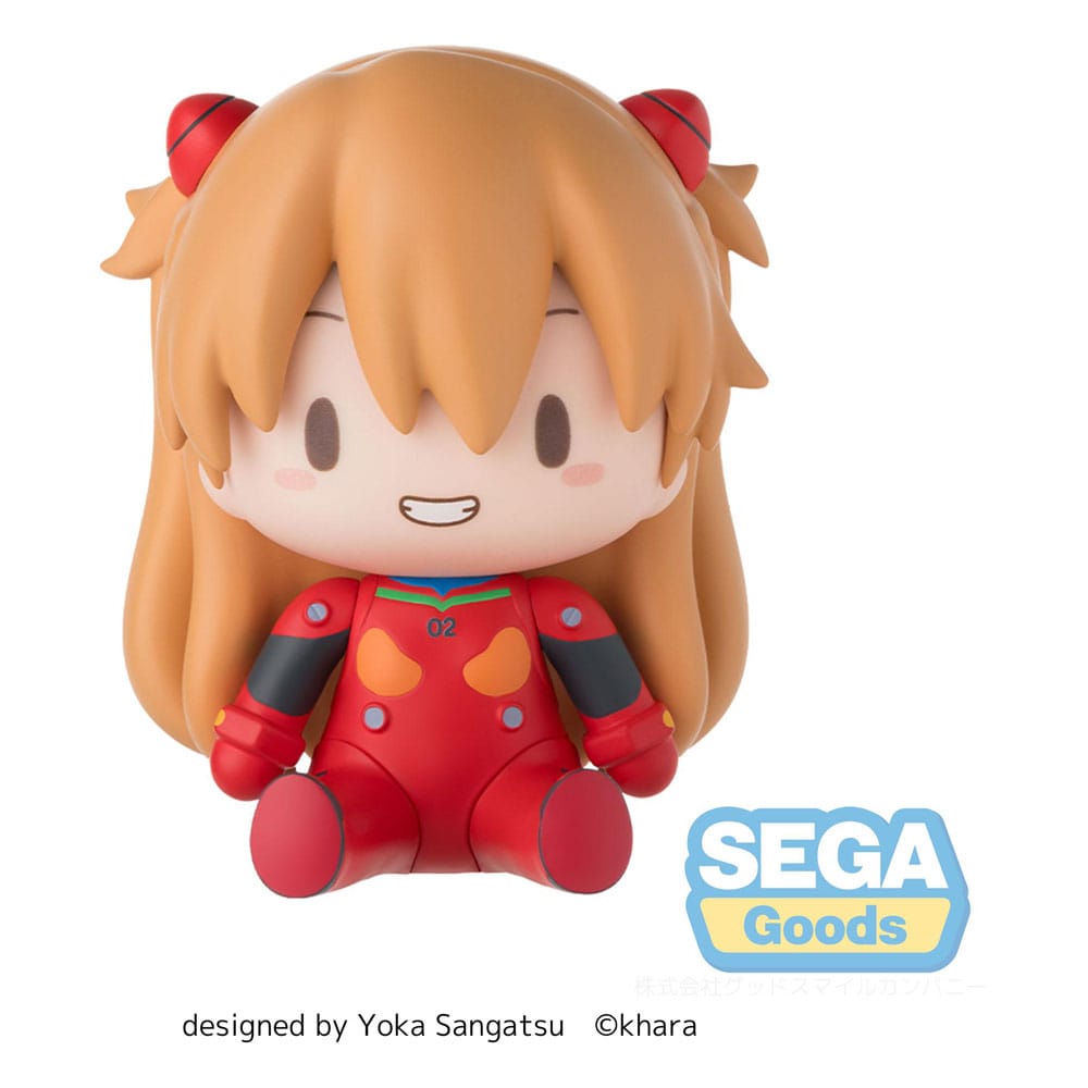 Evangelion: New Theatrical Edition Fuwa Petit Chibi Figur Asuka Plug Suit 8 cm Sega