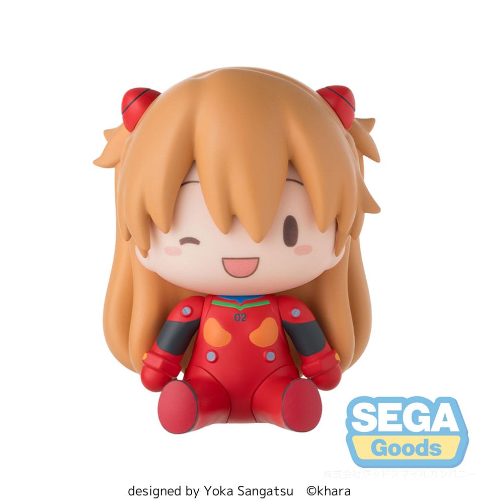 Evangelion: New Theatrical Edition Fuwa Petit Chibi Figur Asuka Plug Suit 8 cm Sega