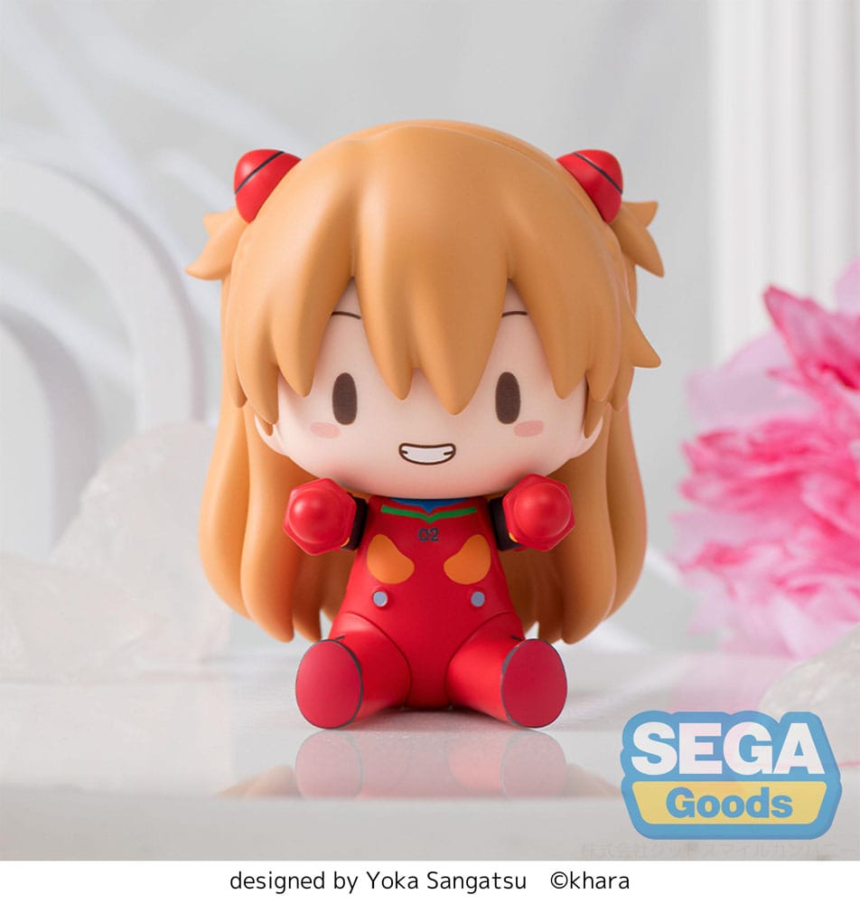 Evangelion: New Theatrical Edition Fuwa Petit Chibi Figur Asuka Plug Suit 8 cm Sega