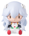 Evangelion: 3.0+1.0 Thrice Upon a Time Fuwa Petit Chibi Figur Rei: Långt Hår 8 cm