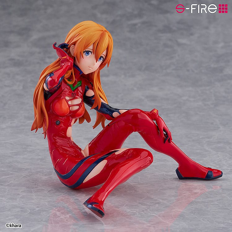Rebuild of Evangelion S-Fire PVC Figur 1/7 Asuka Langley 12 cm Sega