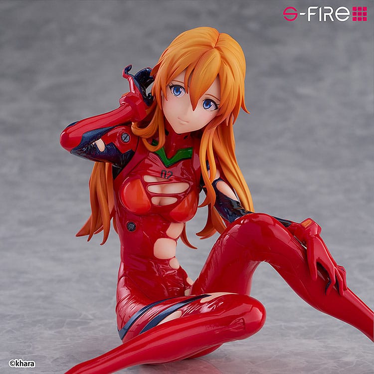 Rebuild of Evangelion S-Fire PVC Figur 1/7 Asuka Langley 12 cm Sega