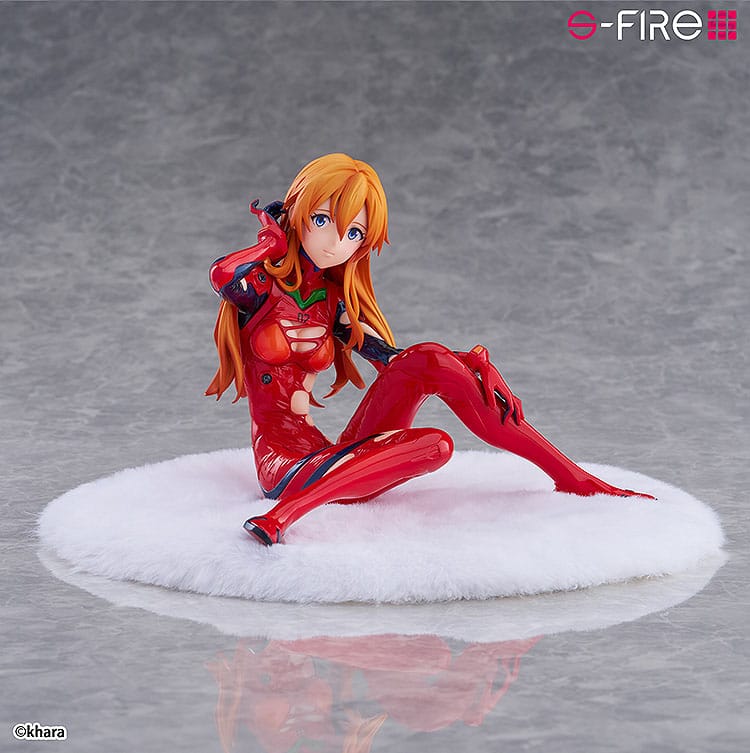 Rebuild of Evangelion S-Fire PVC Figur 1/7 Asuka Langley 12 cm Sega