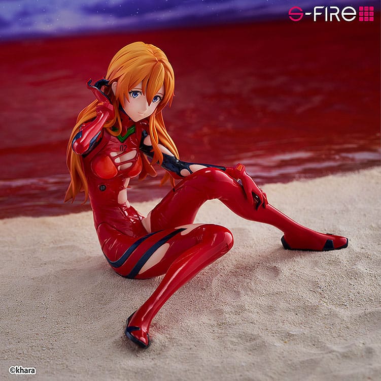 Rebuild of Evangelion S-Fire PVC Figur 1/7 Asuka Langley 12 cm Sega