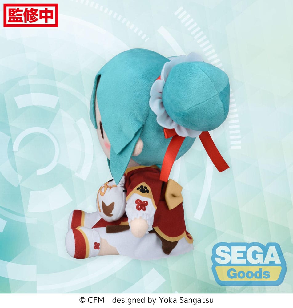 Character Vocal Series 01: Hatsune Miku Fuwa Petit gosedjur - Chinatown Ver. M 22 cm Sega