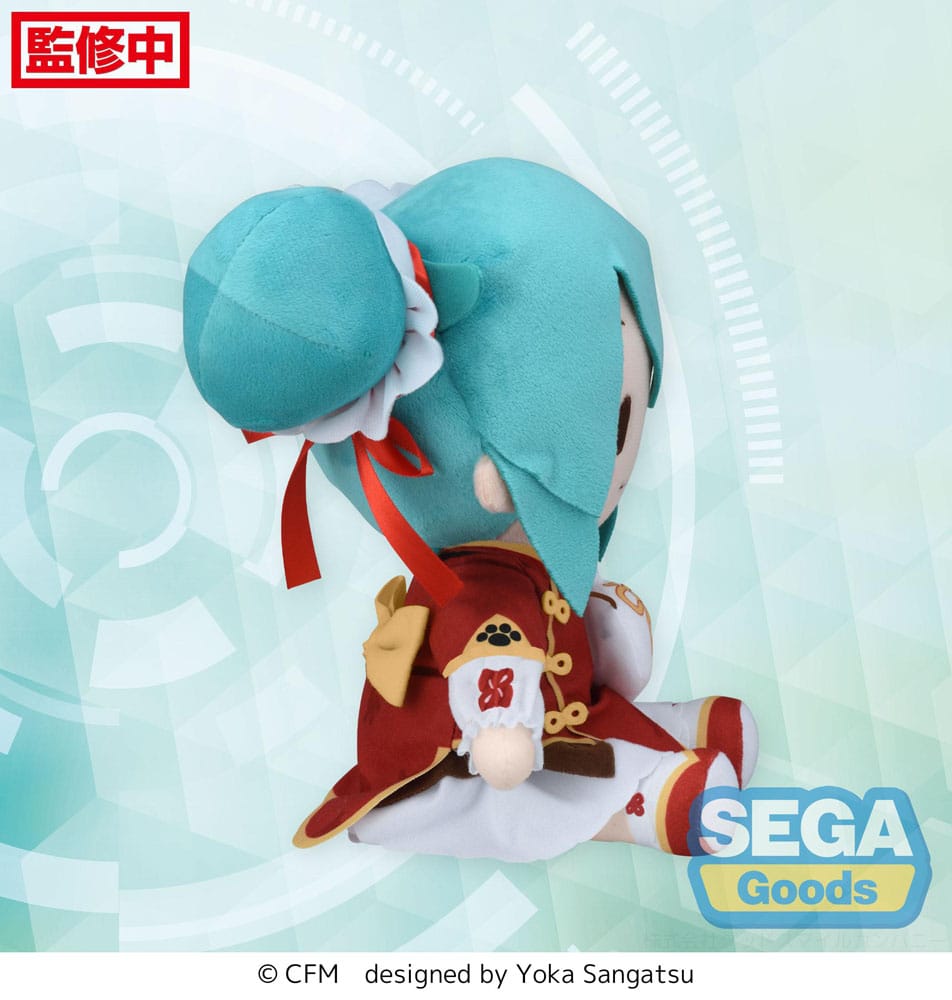Character Vocal Series 01: Hatsune Miku Fuwa Petit gosedjur - Chinatown Ver. M 22 cm Sega