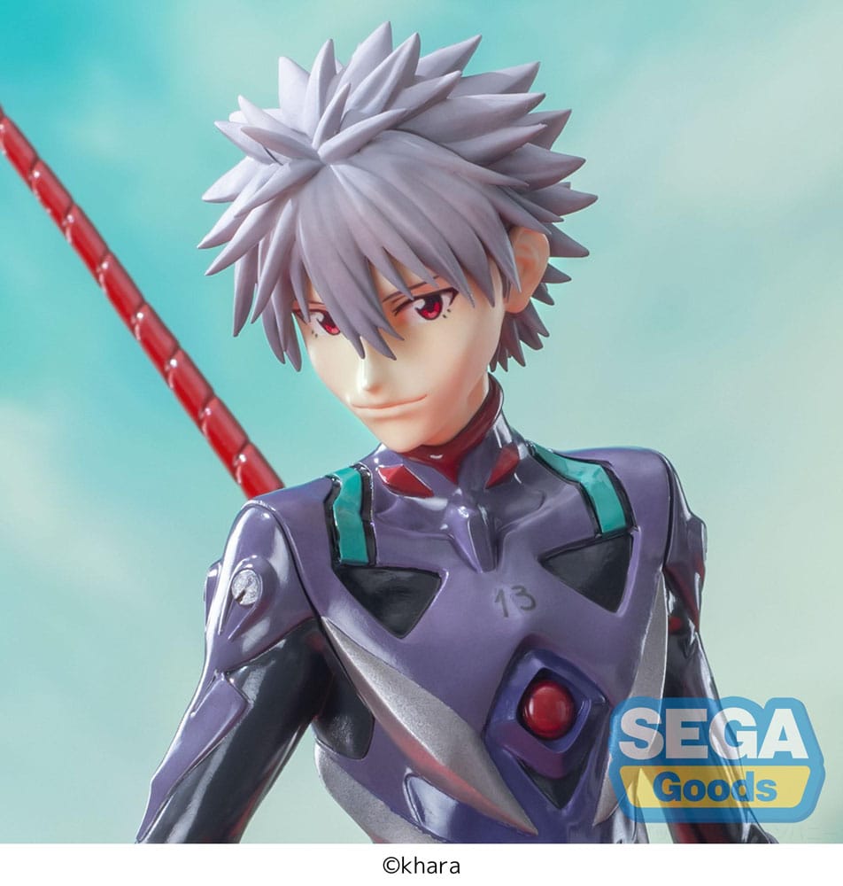Evangelion: 3.0+1.0 Thrice Upon a Time Luminasta PVC Figur Kaworu Nagisa x Spear of Longinus 21 cm Sega