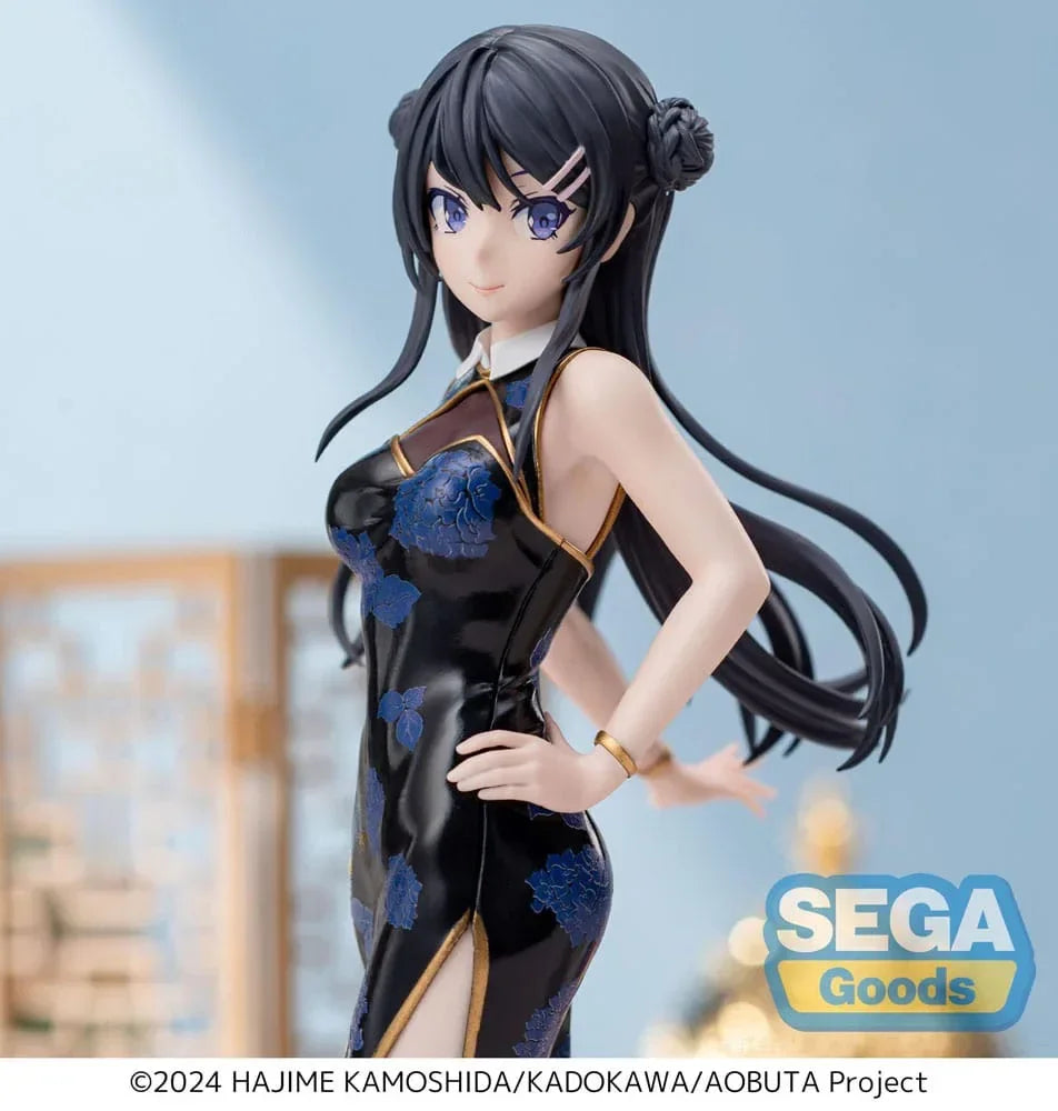 Rascal Does Not Dream Series XStellar PVC Figur Mai Sakurajima i Kinesisk Klänning – 22 cm Sega