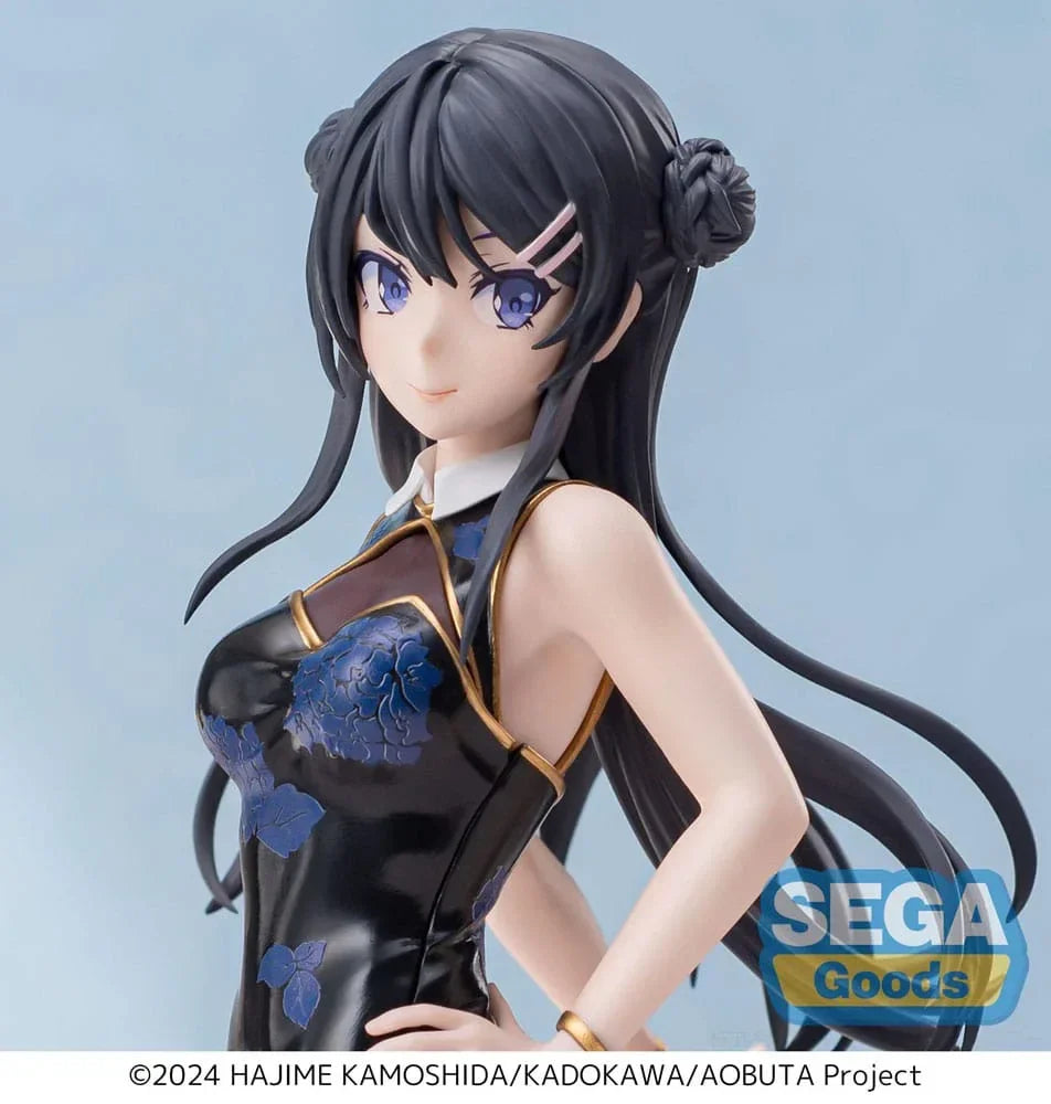 Rascal Does Not Dream Series XStellar PVC Figur Mai Sakurajima i Kinesisk Klänning – 22 cm Sega