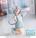 Re:Zero Starting Life in Another World Yumemirize PVC Figur Ram Mofumofu Pack 11 cm Sega