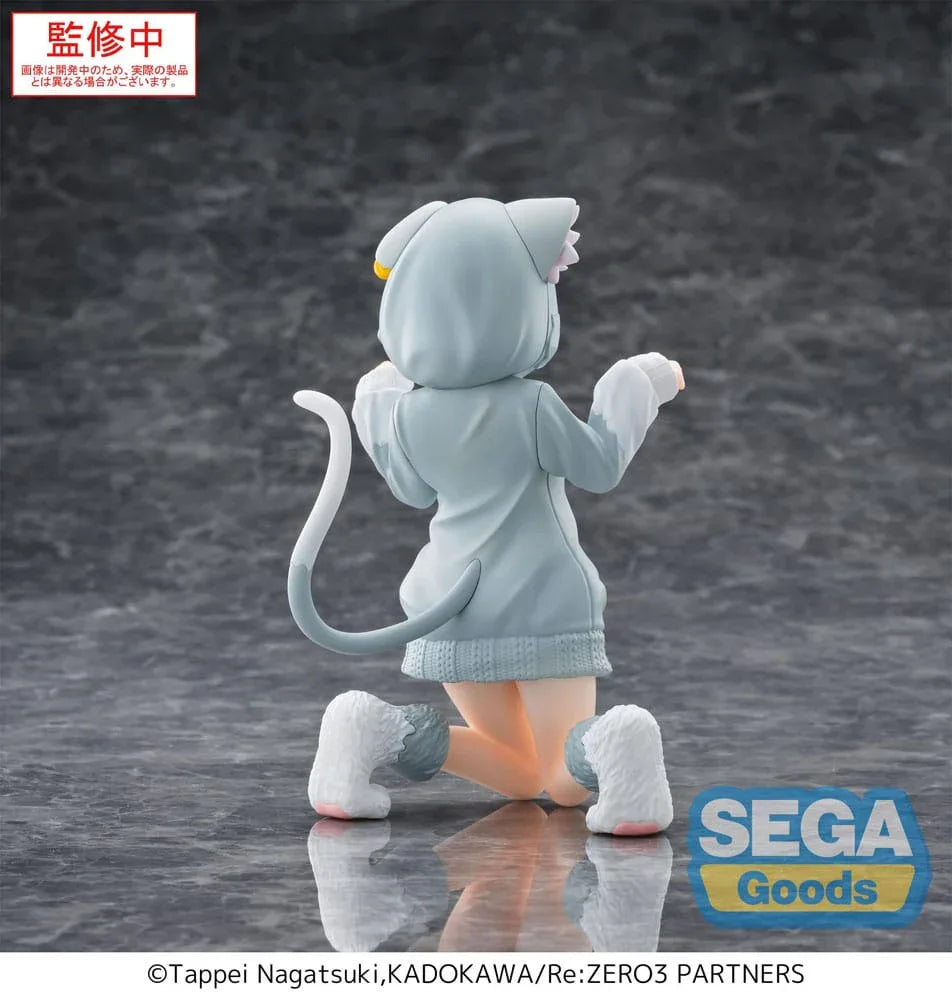 Re:Zero Starting Life in Another World Yumemirize PVC Figur Rem Mofumofu Pack 11 cm Sega