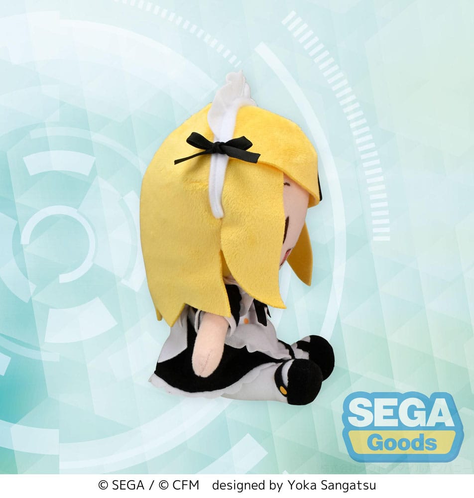 Hatsune Miku: Project DIVA Arcade Future Tone Fuwa Petit gosedjur Kagamine Rin Maid Ver. (EX) 16 cm Sega