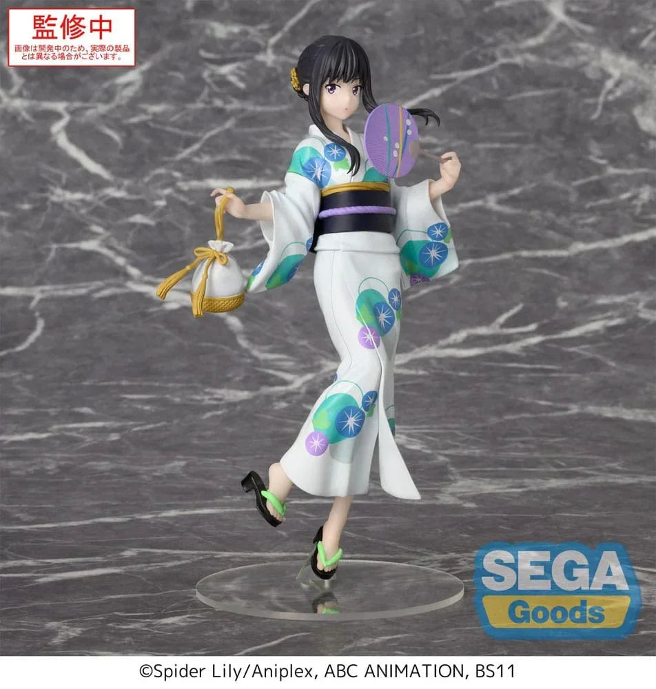 Lycoris Recoil Luminasta PVC Figur Takina Inoue Festival i Yukata 19 cm Sega