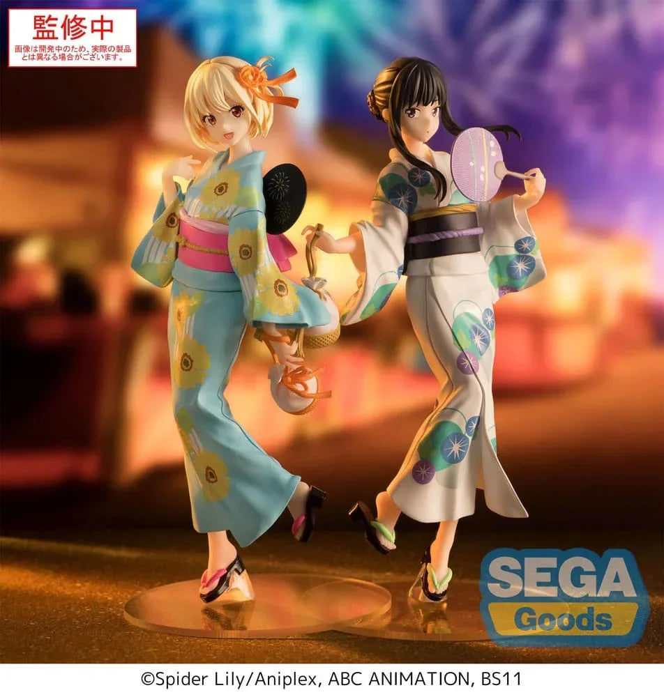 Lycoris Recoil Luminasta PVC Figur Takina Inoue Festival i Yukata 19 cm Sega