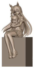 Umamusume: Pretty Derby XStellar PVC Figur Satono Diamond Sitting Ver. 20 cm