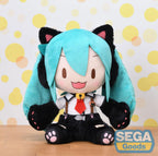 Hatsune Miku Project Diva Arcade Future Tone Fuwa Petit gosedjur Hatsune Miku Kitty Cat LL 30 cm Sega