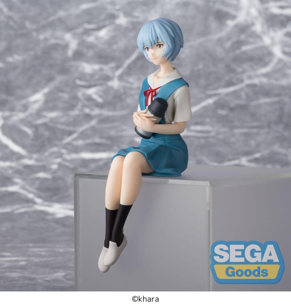 Rebuild of Evangelion PM Perching PVC Figur Rei Ayanami - 14 cm Sega