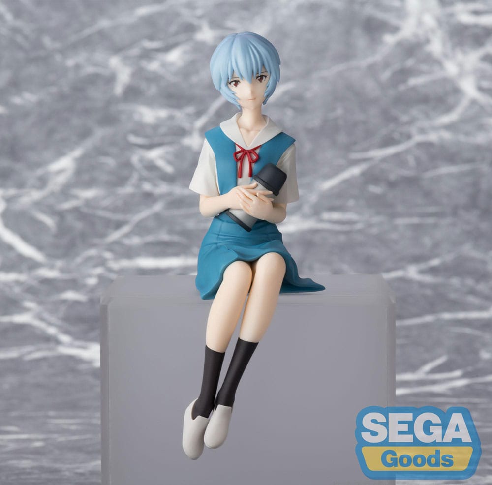Rebuild of Evangelion PM Perching PVC Figur Rei Ayanami - 14 cm Sega