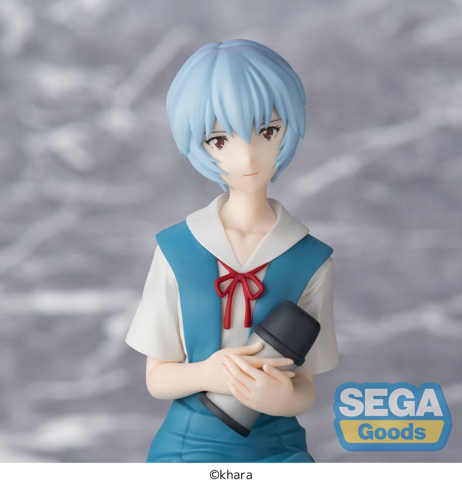 Rebuild of Evangelion PM Perching PVC Figur Rei Ayanami - 14 cm Sega