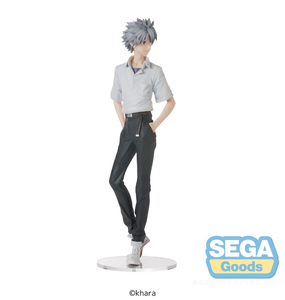Rebuild of Evangelion High Premium PVC Figur Kaworu Nagisa Uniform Ver. 22 cm Sega