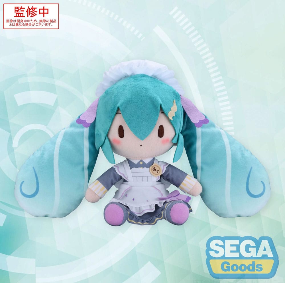 Character Vocal Series 01: Hatsune Miku Fuwa Petit gosedjur - Klassisk Tjänarinna M 24 cm Sega