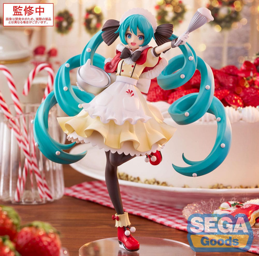 Character Vocal Series 01: Hatsune Miku Luminasta PVC Figur - Julversion 2025 Sega