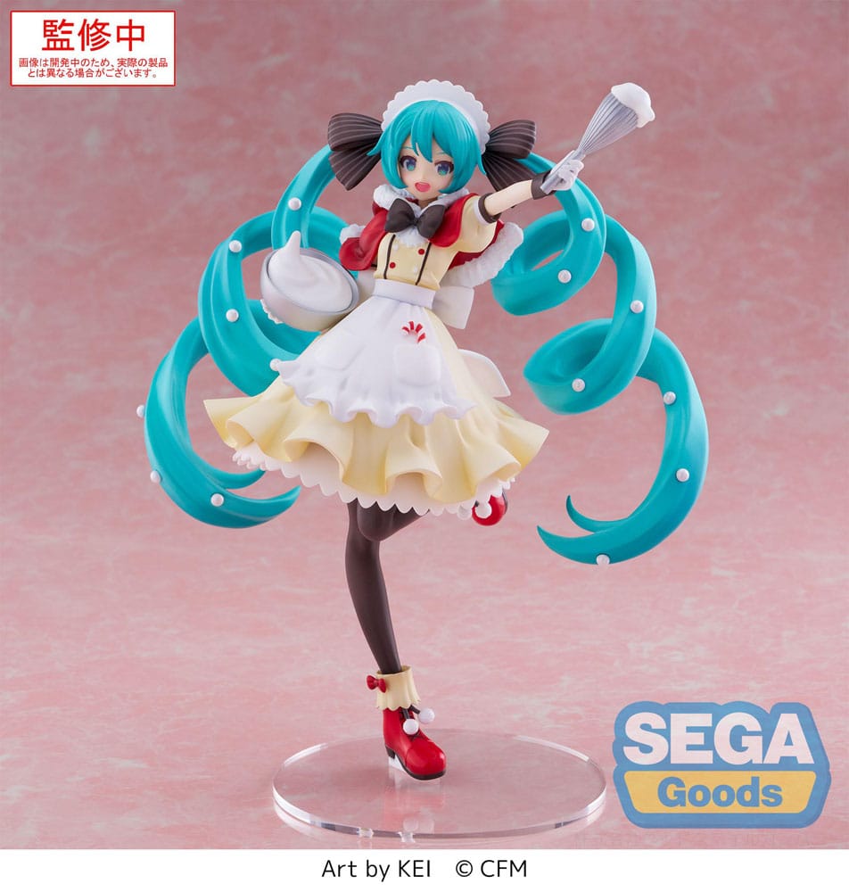 Character Vocal Series 01: Hatsune Miku Luminasta PVC Figur - Julversion 2025 Sega
