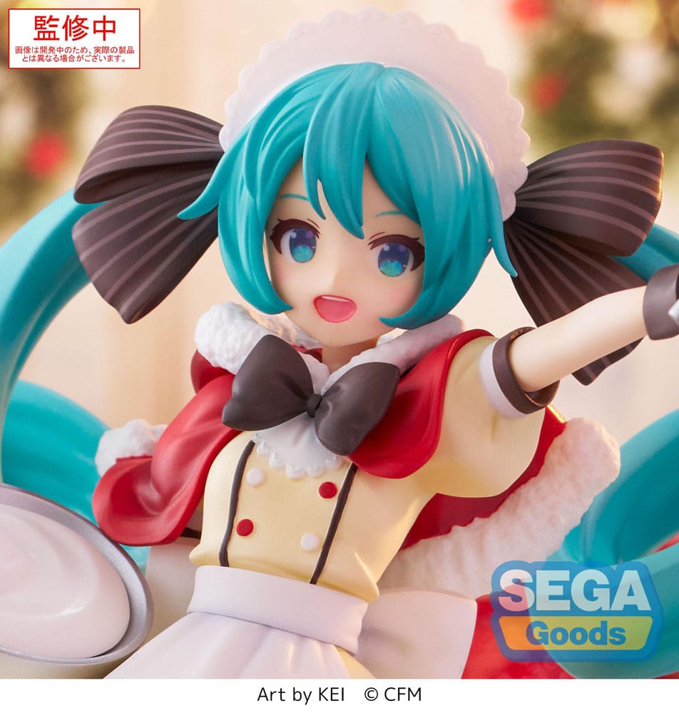 Character Vocal Series 01: Hatsune Miku Luminasta PVC Figur - Julversion 2025 Sega