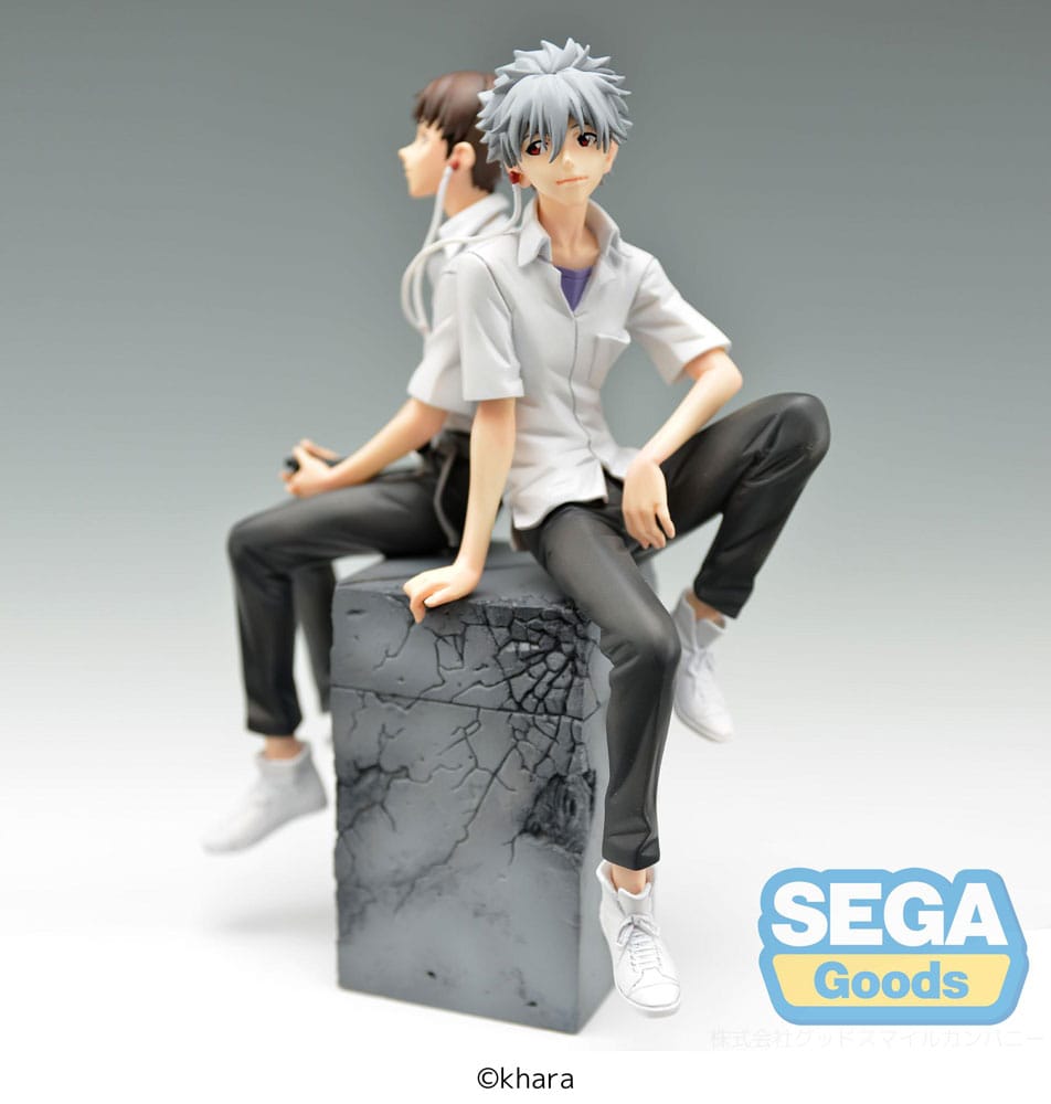 Rebuild of Evangelion Luminasta PVC Figur Shinji & Kaworu - Evangelion: New Theatrical Edition Kaworu Ver. 17 cm Sega
