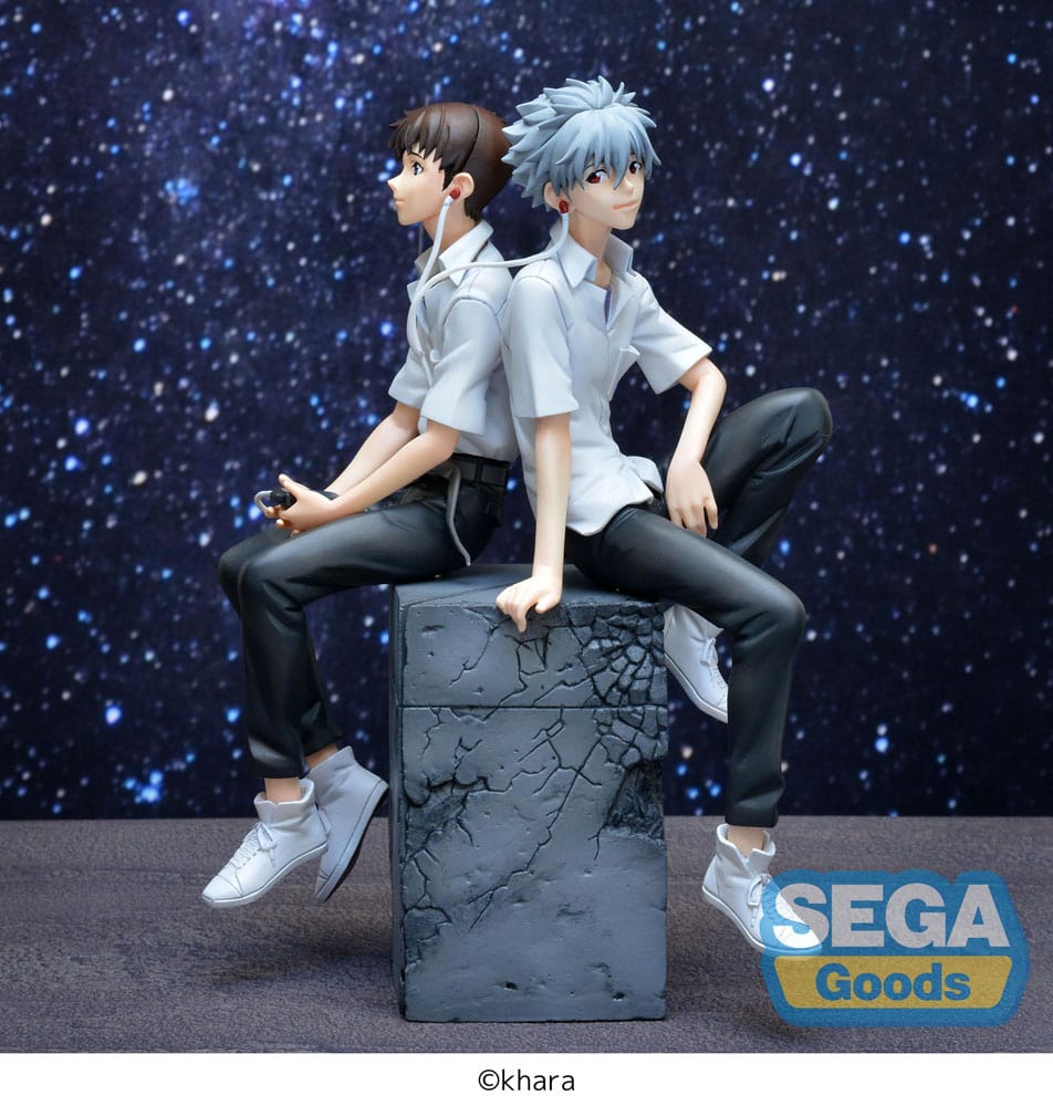 Rebuild of Evangelion Luminasta PVC Figur Shinji & Kaworu - Evangelion: New Theatrical Edition Kaworu Ver. 17 cm Sega