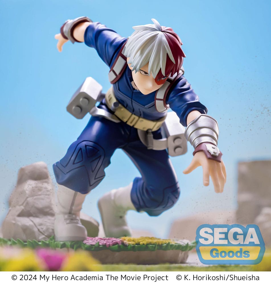 My Hero Academia: You're Next Xross Link Anime PVC Figur Shoto Todoroki 12 cm Sega