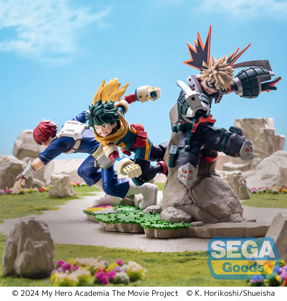 My Hero Academia: You're Next Xross Link Anime PVC Figur Shoto Todoroki 12 cm Sega