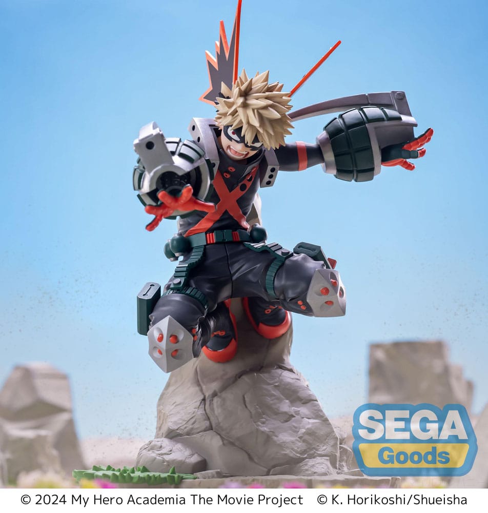 My Hero Academia: Du är Nästa Xross Link Anime PVC Figur Katsuki Bakugo 18 cm Sega