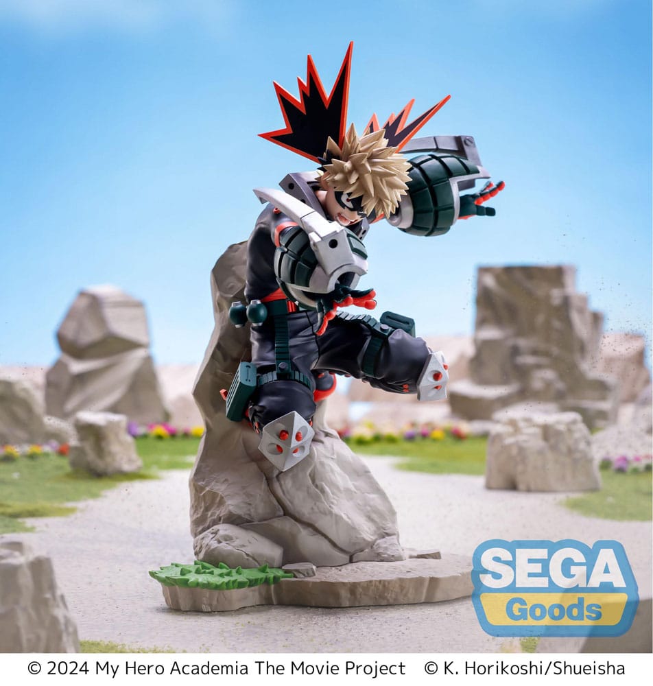 My Hero Academia: Du är Nästa Xross Link Anime PVC Figur Katsuki Bakugo 18 cm Sega