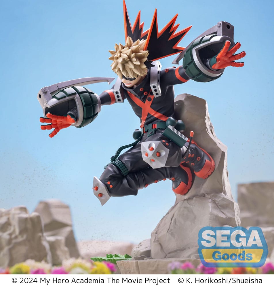My Hero Academia: Du är Nästa Xross Link Anime PVC Figur Katsuki Bakugo 18 cm Sega