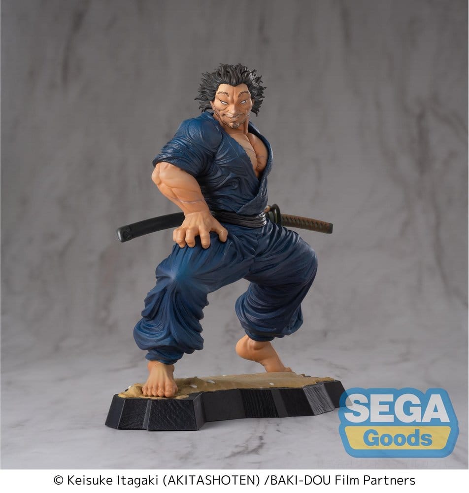 Baki-Dou Luminasta PVC-figur Musashi Miyamoto 17 cm
