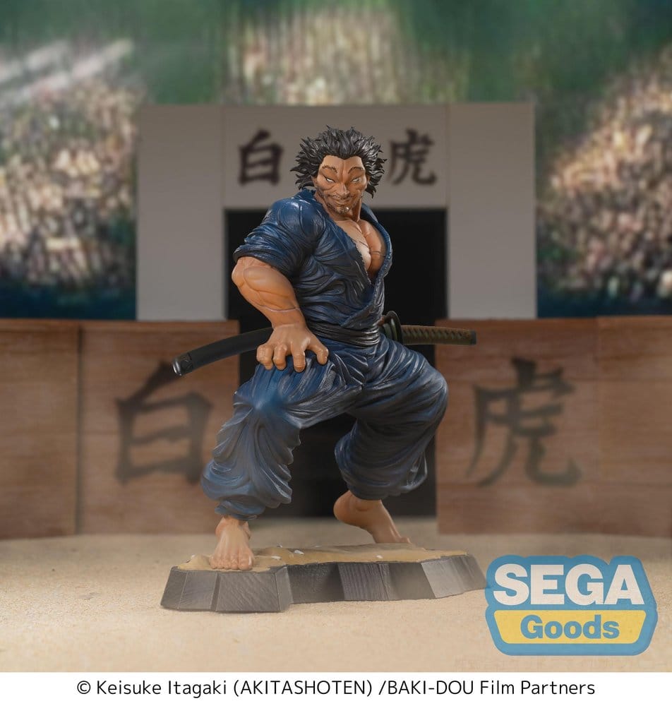 Baki-Dou Luminasta PVC-figur Musashi Miyamoto 17 cm