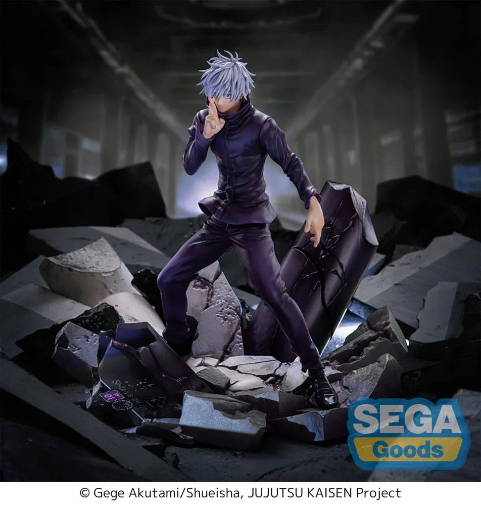 Jujutsu Kaisen Figurizm Luminasta PVC Figur Shibuya Incident Satoru Gojo Unlimited Void 21 cm Sega