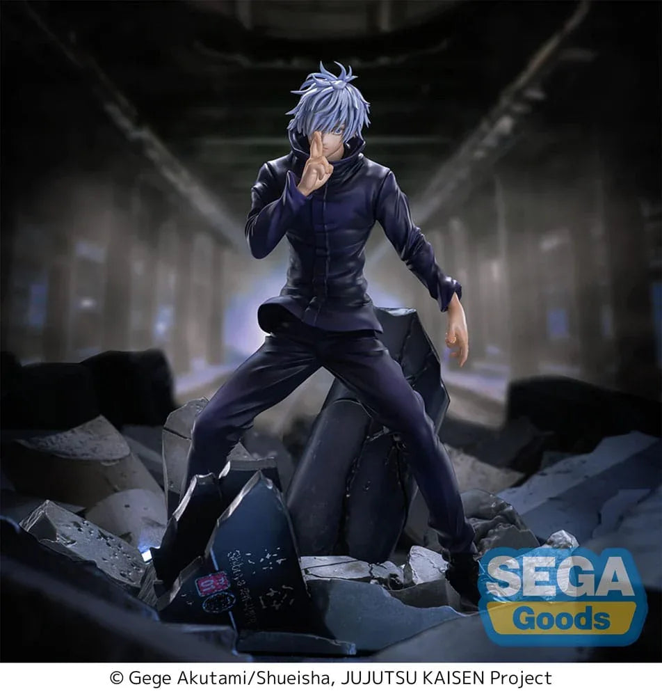 Jujutsu Kaisen Figurizm Luminasta PVC Figur Shibuya Incident Satoru Gojo Unlimited Void 21 cm Sega