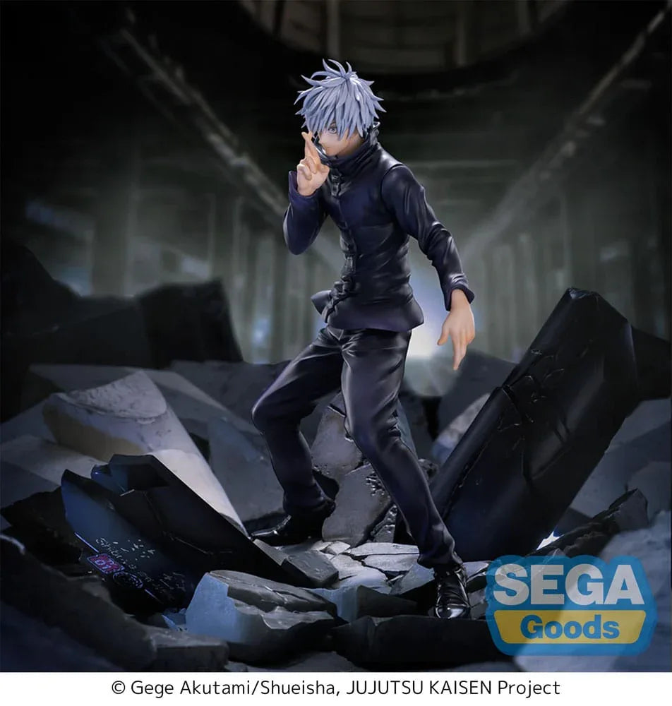 Jujutsu Kaisen Figurizm Luminasta PVC Figur Shibuya Incident Satoru Gojo Unlimited Void 21 cm Sega