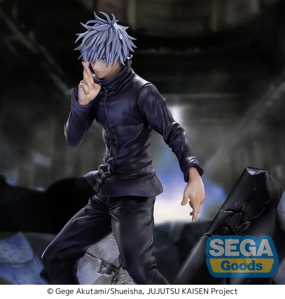 Jujutsu Kaisen Figurizm Luminasta PVC Figur Shibuya Incident Satoru Gojo Unlimited Void 21 cm Sega